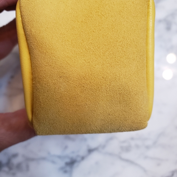 Saint Laurent Cube Molly Suede YSL Keyring/Coin pouch - Picture 7 of 11